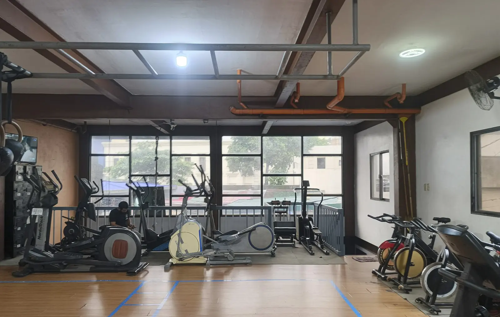 Cardio and conditioning area