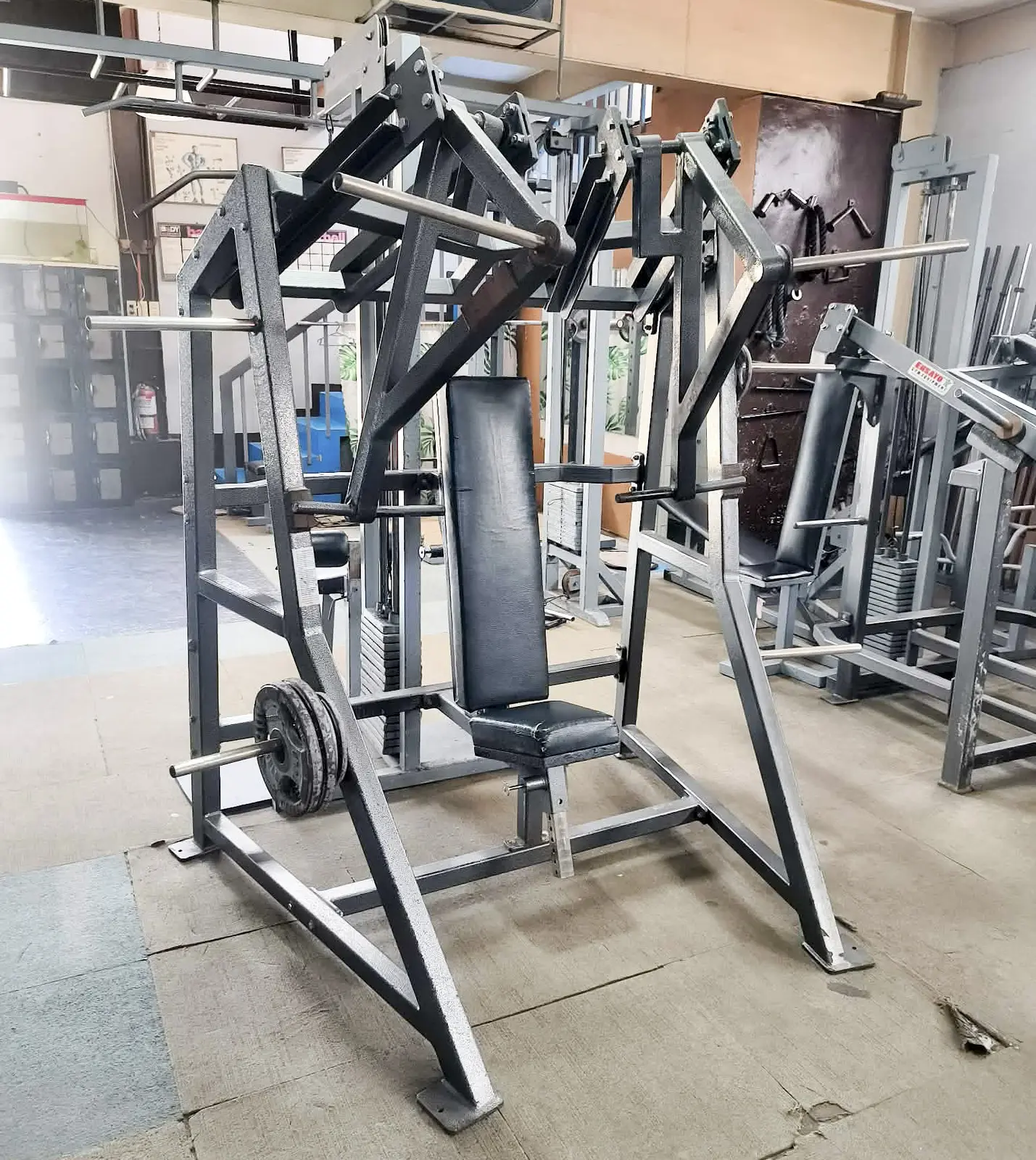 Standing strength machine